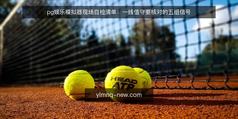 pg娱乐模拟器现场自检清单:一线值守要核对的五组信号 — 先看哪些信号 配图